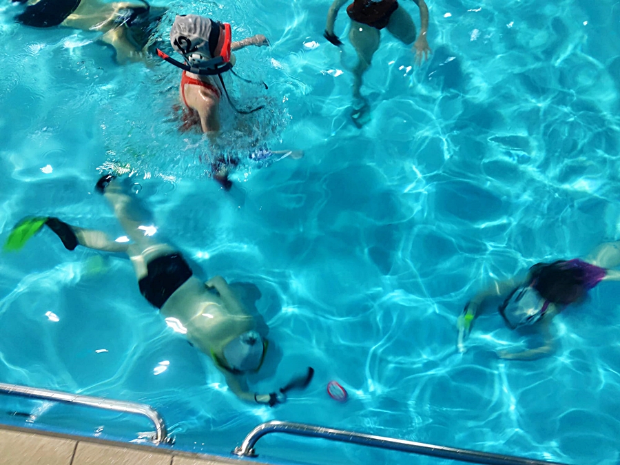 Hokej pod wodą Walenie Siemianowice Śląskie Trening 25 III 2023